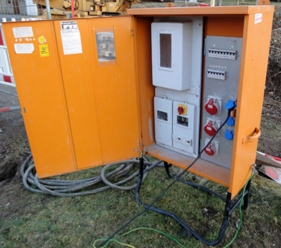 Baustromkasten bei Hans Sporer GmbH in Rosenheim